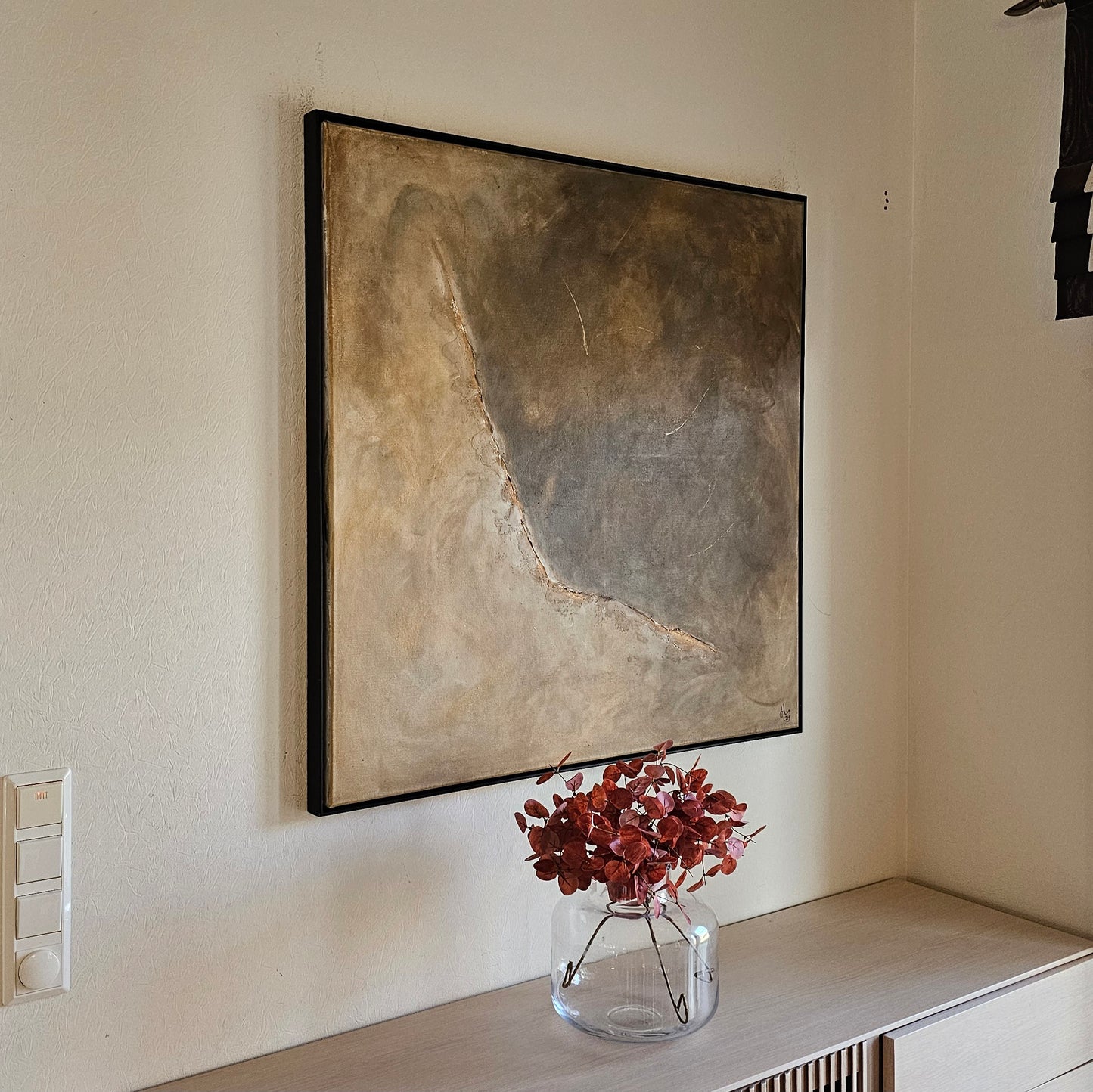 Hold the Line (100x100 cm)