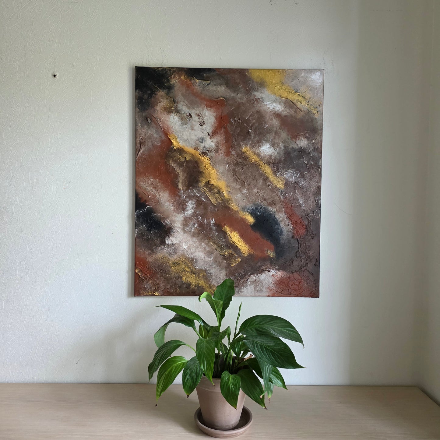 Mixed with Copper (61x50 cm)