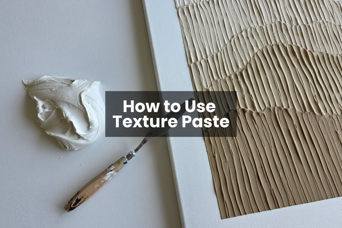 How to Use Texture Paste (and Create Your First Textured Art Painting)