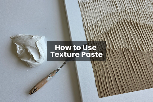 How to Use Texture Paste (and Create Your First Textured Art Painting)