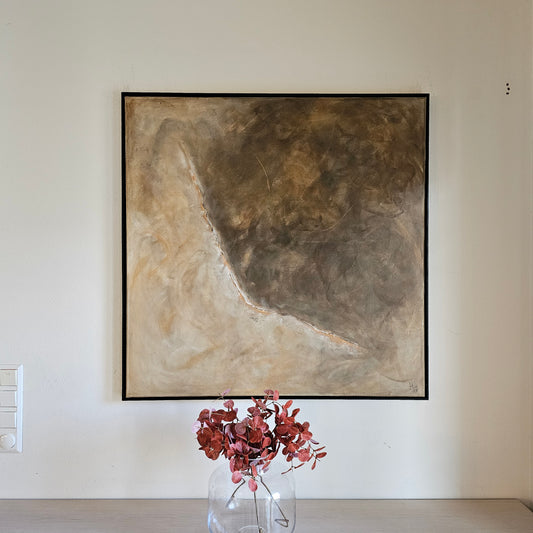 Hold the Line (100x100 cm)
