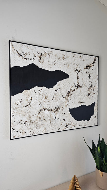 Rock and a Hard Place (100x81 cm)