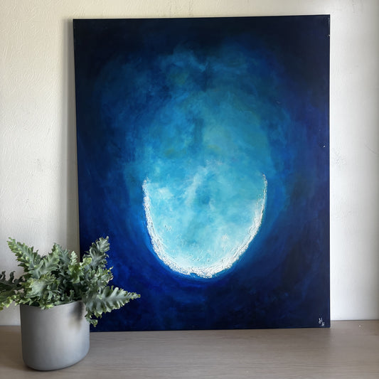 Blue Lagoon (100x81 cm)