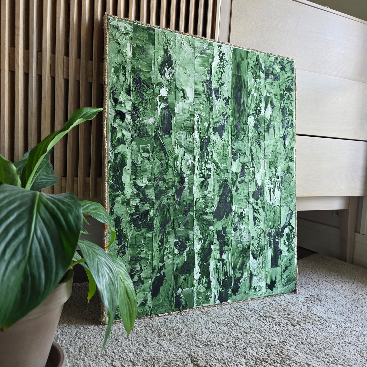 Forest Tapestry (61x50 cm) with a jute frame