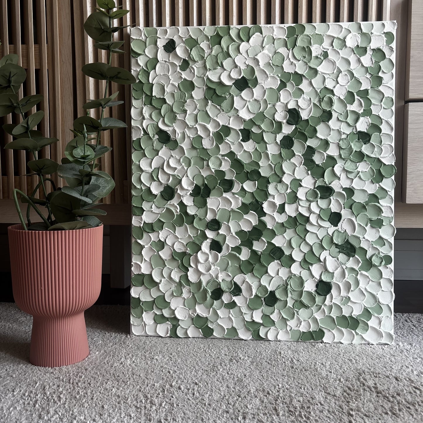 Green Dots (55x46 cm)