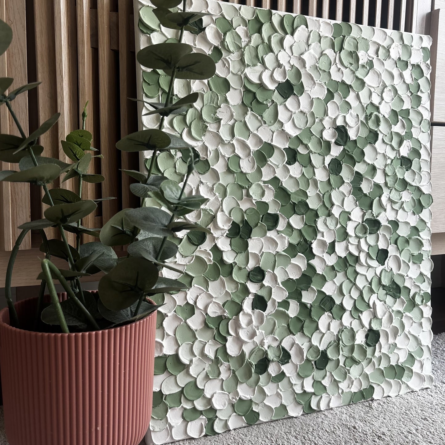 Green Dots (55x46 cm)