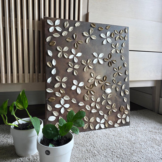 Mocha Petals (55x46 cm)