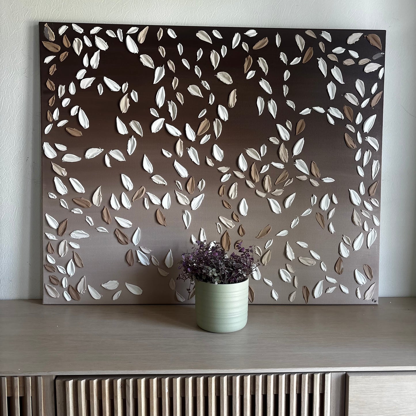 Mocha Petals (100x81 cm)