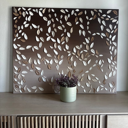 Mocha Petals (100x81 cm)