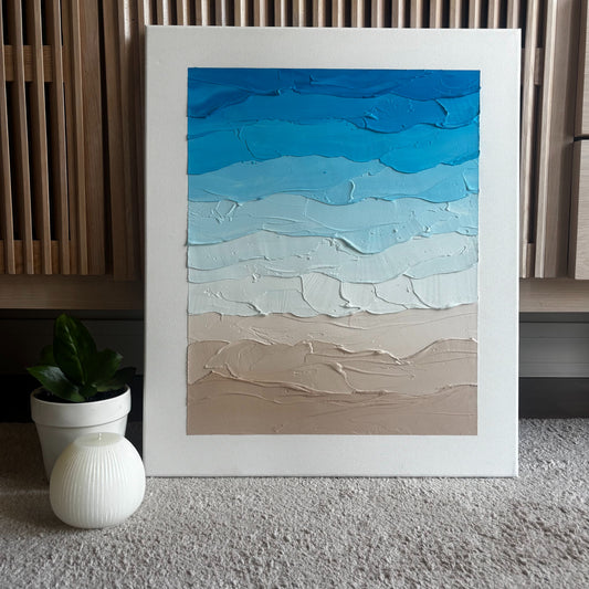 Sand and Sea (55x46 cm)